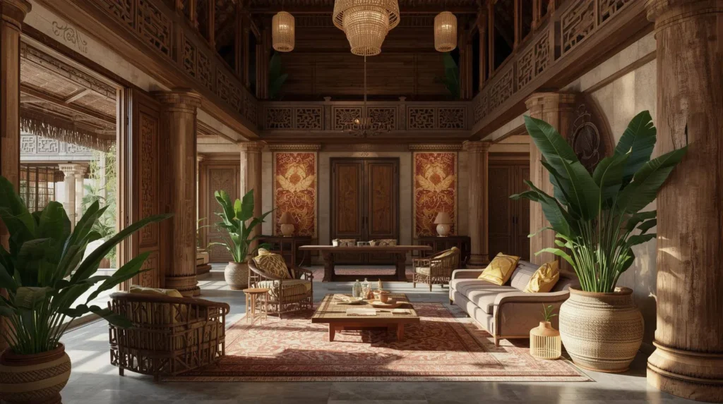 ویژگی‌های اصلی دکوراسیون اندونزیایی 