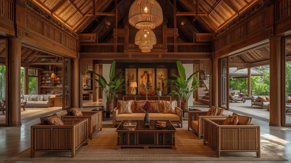 چیدمان دکوراسیون اندونزیایی