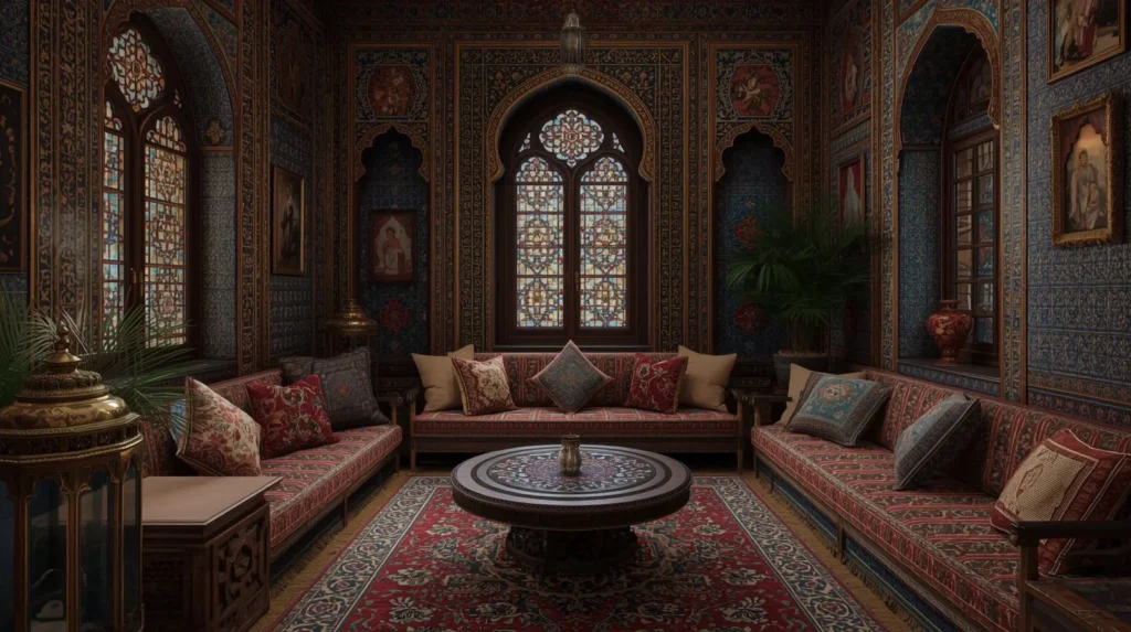 مبلمان و چوبکاری در دکوراسیون ایرانی