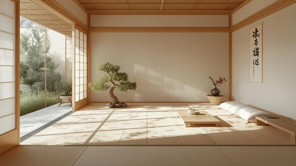 نورپردازی طبیعی در خانه به سبک ژاپنی