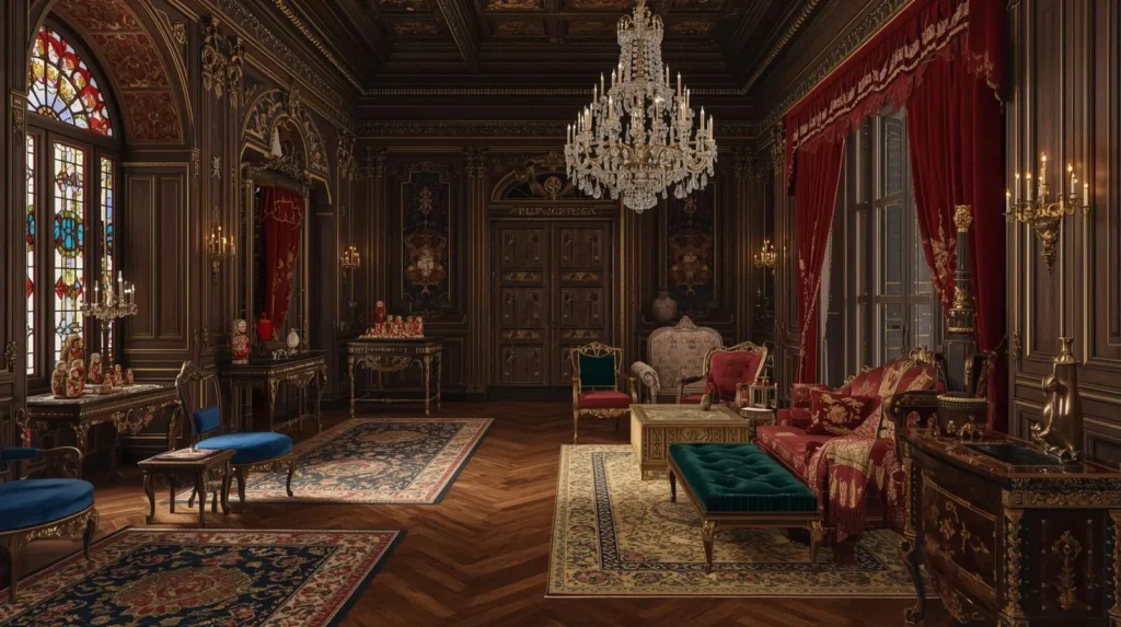 عناصر کلیدی در طراحی داخلی روسی