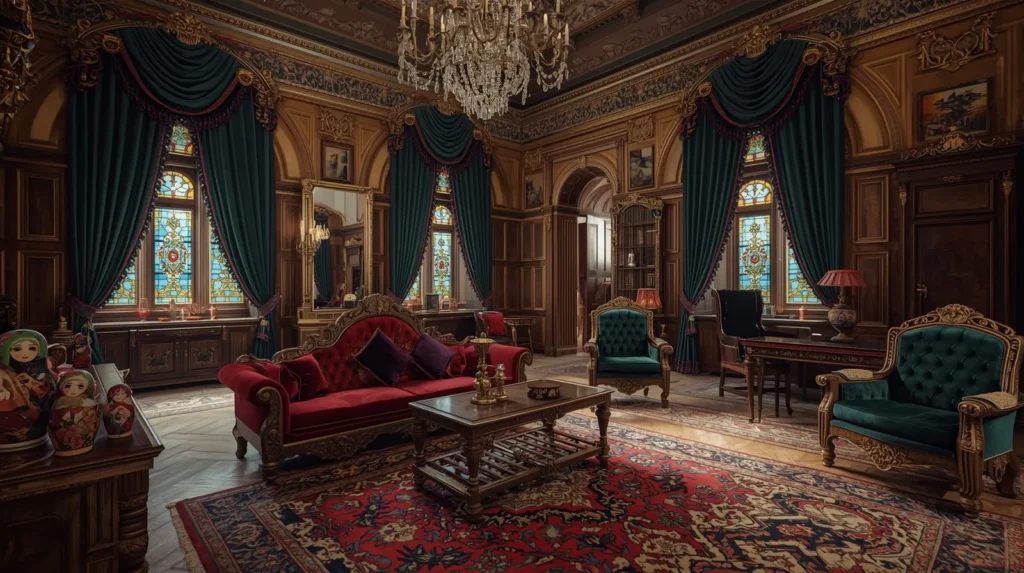 طراحی چوبی خانه روسی