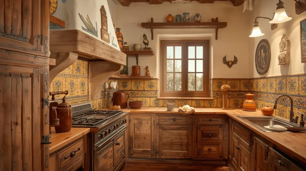 آشپزخانه به سبک اسپانیایی