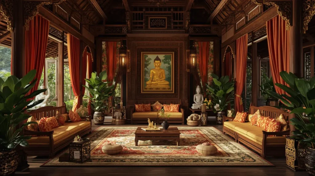  به‌کارگیری چوب و بامبو در طراحی تایلندی