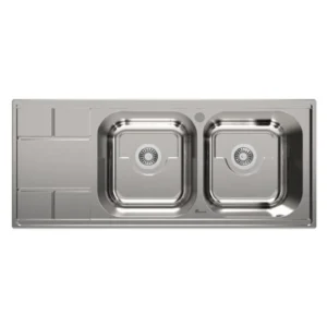 سینک دو لگنه استیل بیمکث مدل 924