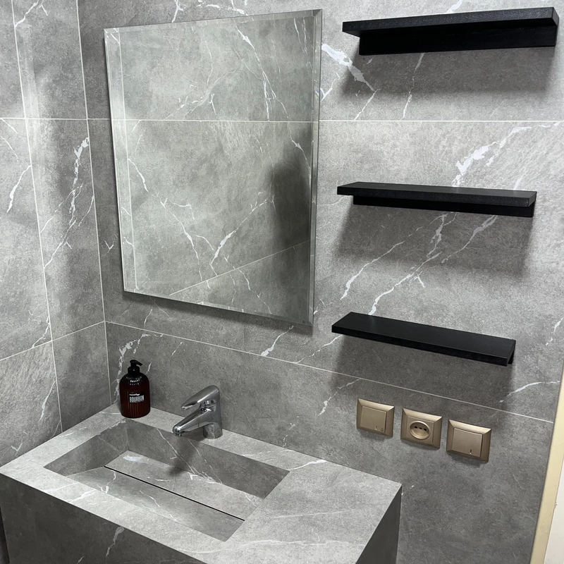 شلف دیواری سایا کابینت مدل ضدآب 40 سانتی