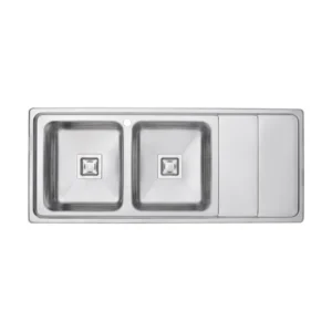 سینک ظرفشویی استیل بیمکث مدل 842 توکار نمای بالا