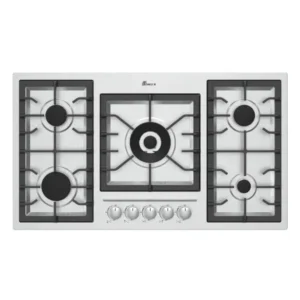 اجاق گاز صفحه‌ای پنج شعله بیمکث مدل 0012
