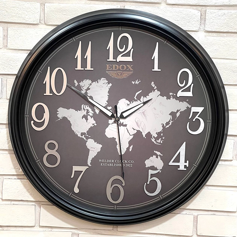 ساعت دیواری نقشه