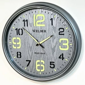 ساعت دیواری رنگ طوسی مدرن