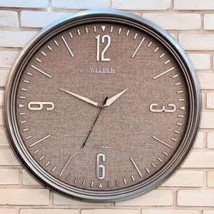ساعت دیواری خاکستری مدرن
