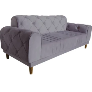 مبل راحتی دو نفره شاهان دکور مدل چستر خط دار