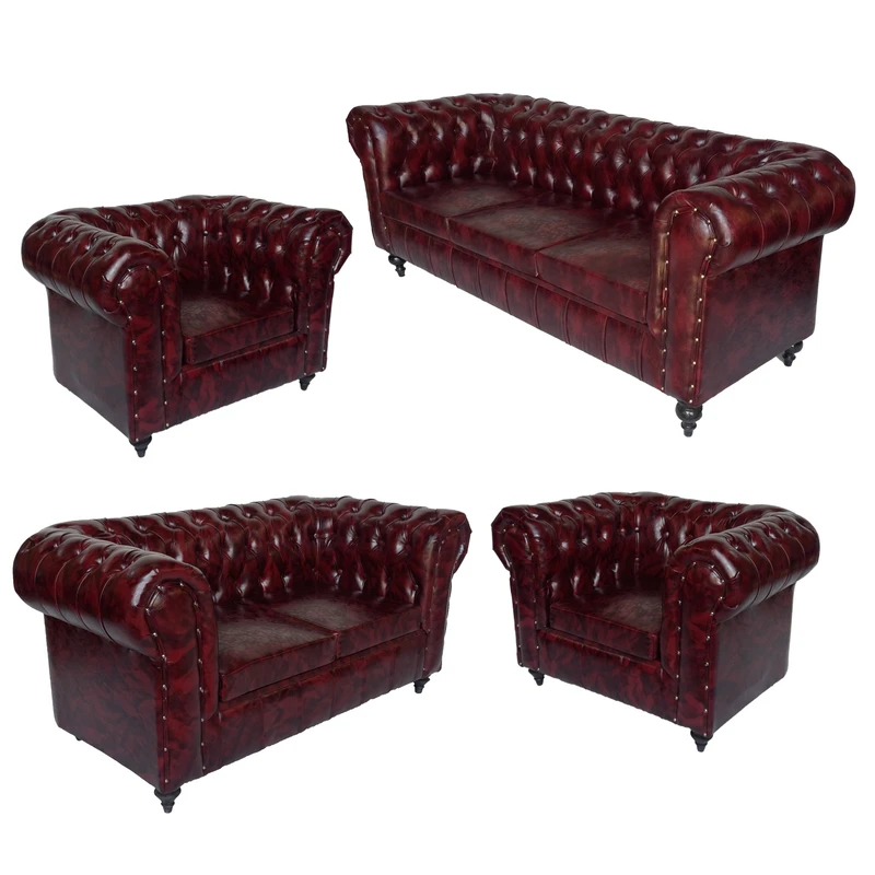 مبل هفت نفره هلکو مدل چستر گل