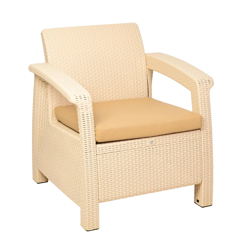 مبل یک نفره بابل کارپت مدل حصیری