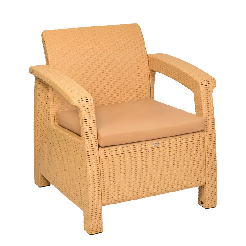 مبل یک نفره بابل کارپت مدل حصیری