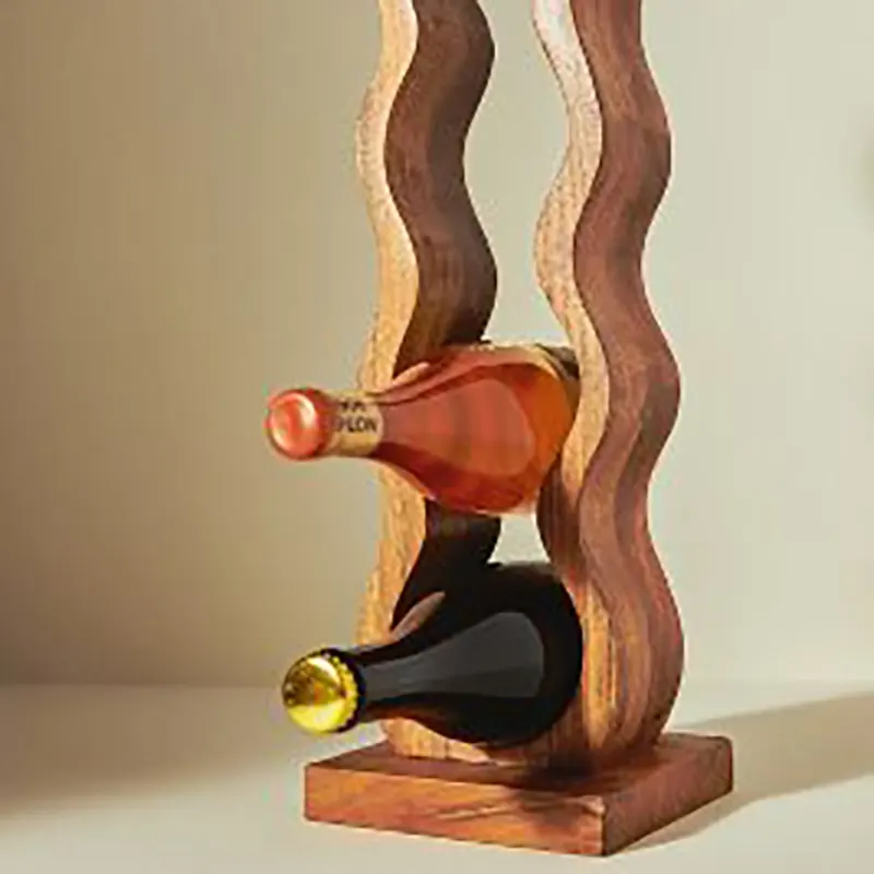 نگهدارنده بطری پینترسی چوبی