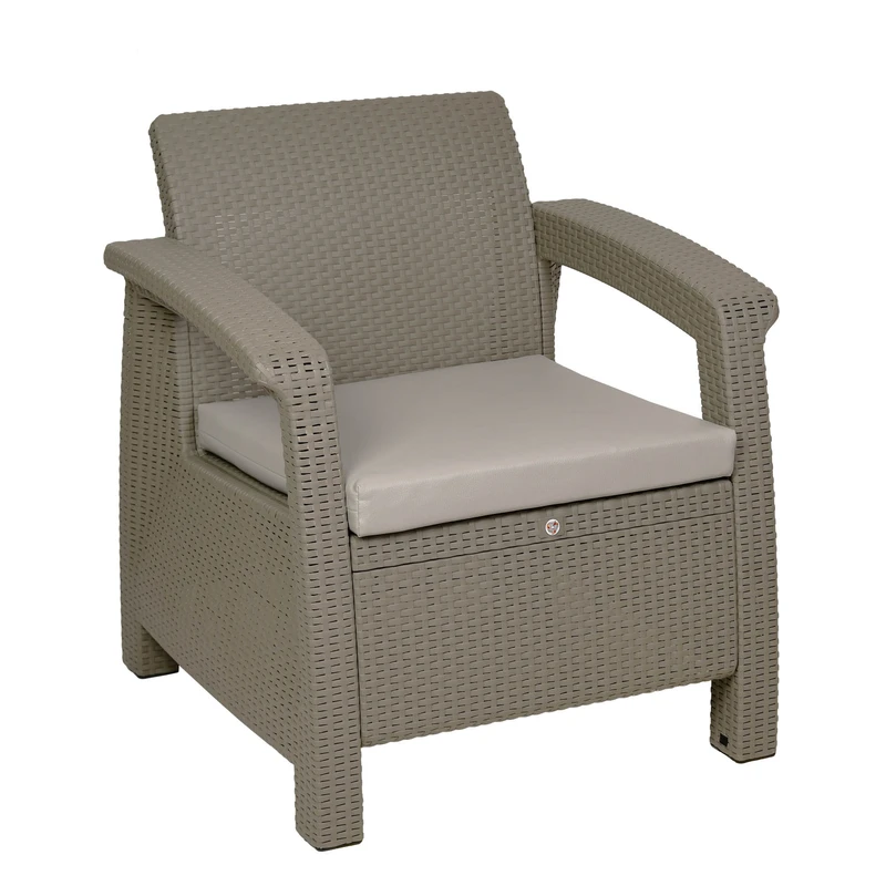 مبل یک نفره بابل کارپت مدل حصیری