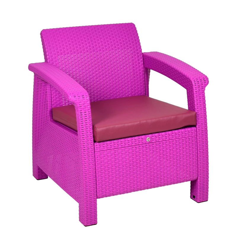 مبل یک نفره بابل کارپت مدل حصیری