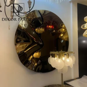 آینه دیواری گرد