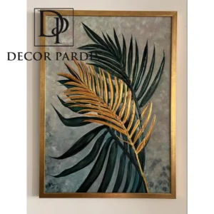 تابلو مدرن طرح برگ
