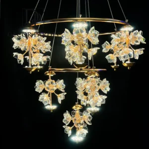 لوستر گل‌دار مدرن