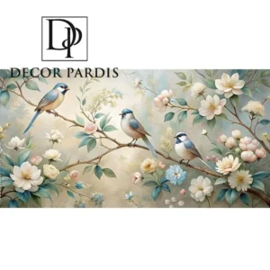 تابلو دکوراتیو پرنده و طبیعت