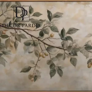 نقاشی دیواری شاخه و برگ