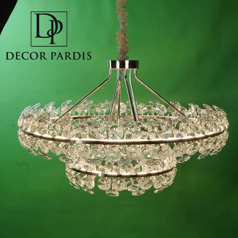 لوستر کریستال وارداتی شفاف