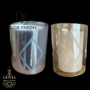 جا شمعی شیشه ای