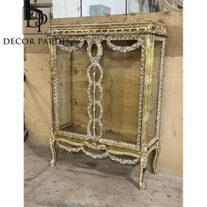 بوفه مدل چوبی رنگ طلایی