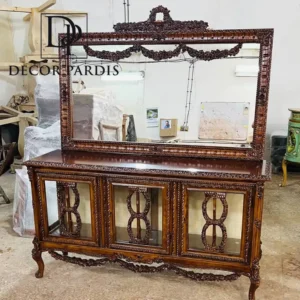 کنسول مدل چوبی قهوه ای