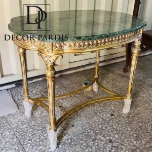 میز بیضی مدل چوبی