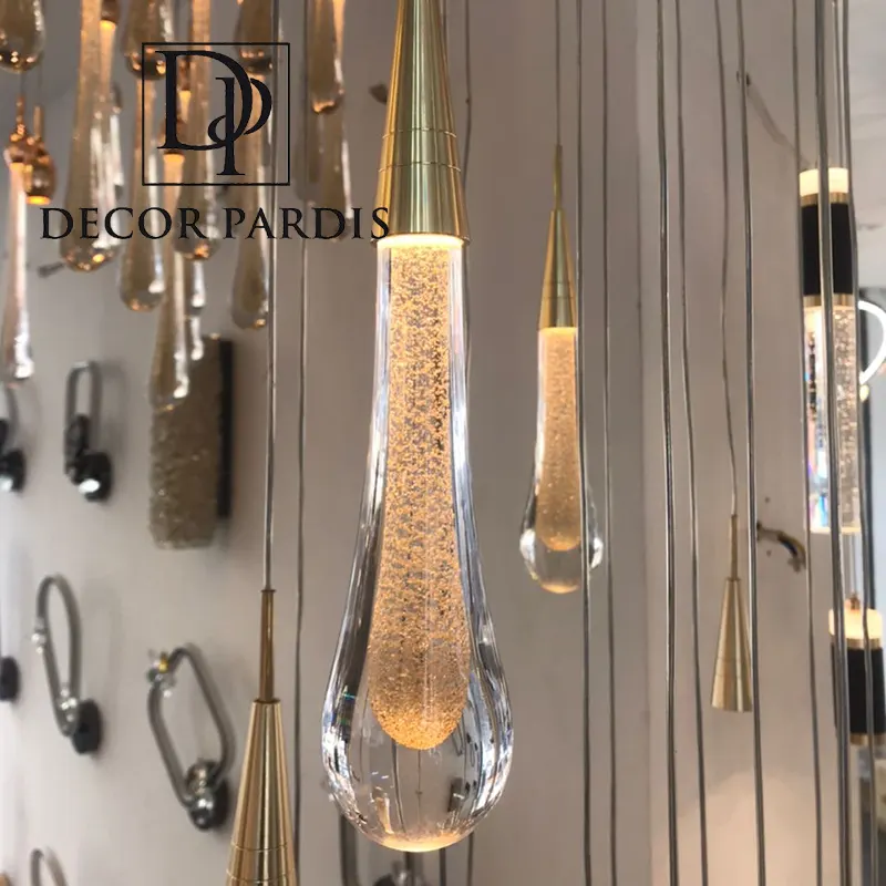 لوستر تک آویز قطرهای