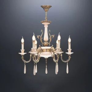 تصویر لوستر آریانا مدل شش شعله با طراحی مدرن