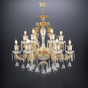 تصویر لوستر آریانا مدل گلریز با طراحی کلاسیک