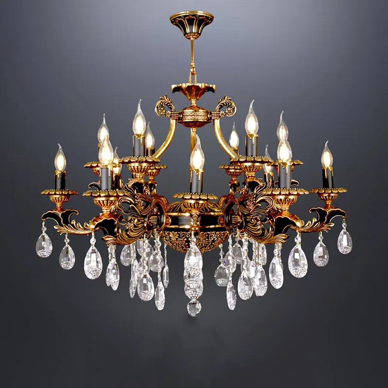 تصویر لوستر آریانا کد 1112 مدل برنزی