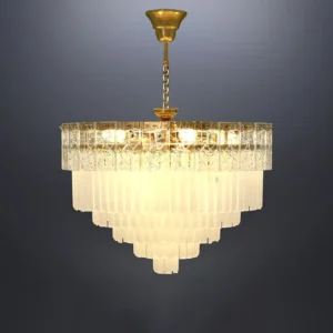 تصویر لوستر آریانا کد A1203 مدل گنبدی