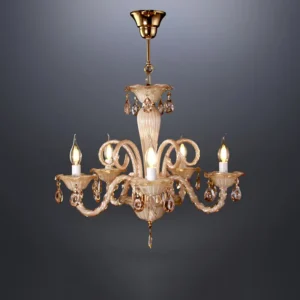 نمای نزدیک لاله‌ها و شاخه‌های لوستر A1201/5