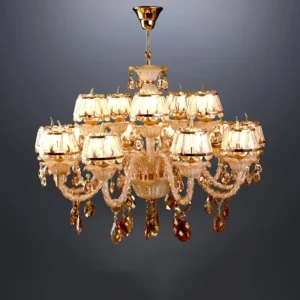 تصویر لوستر آریانا کد A1201/15 مدل زرین