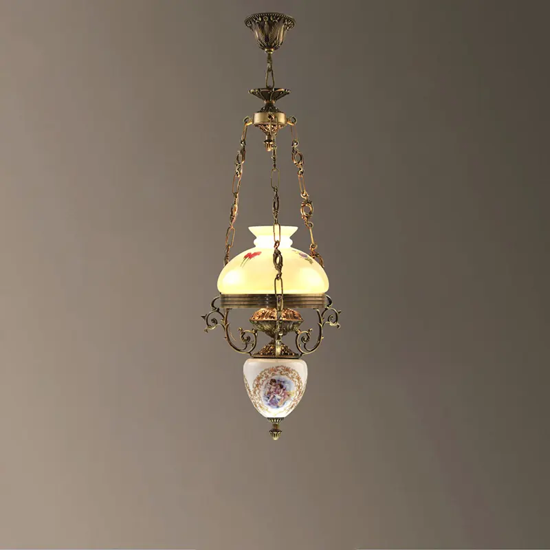 تصویر لوستر آویز تک شعله کد A1309