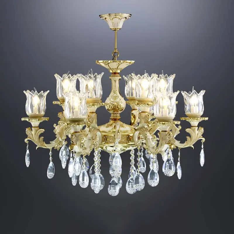 تصویر لوستر آریانا کد A1158 مدل پرنور