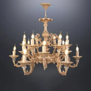 تصویر لوستر آریانا کد A1121 مدل برنجی