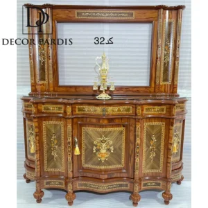 کنسول طرح چوب