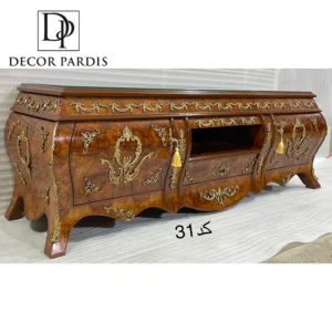 میز توزیون مدل چوبی