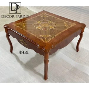 میز وسط مدل چوبی مربع