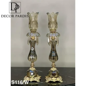 شمعدون مدل کریستالی