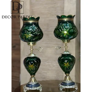 شمعدون دوتایی طراحی شده