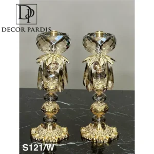 شمعدون پایه دار دوتایی