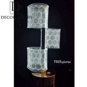 آباژور رومیزی سه شعله