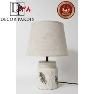 آباژور رو میزی رنگ سفید